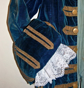 Colonial Style Overcoat Right Sleeve After Alteration