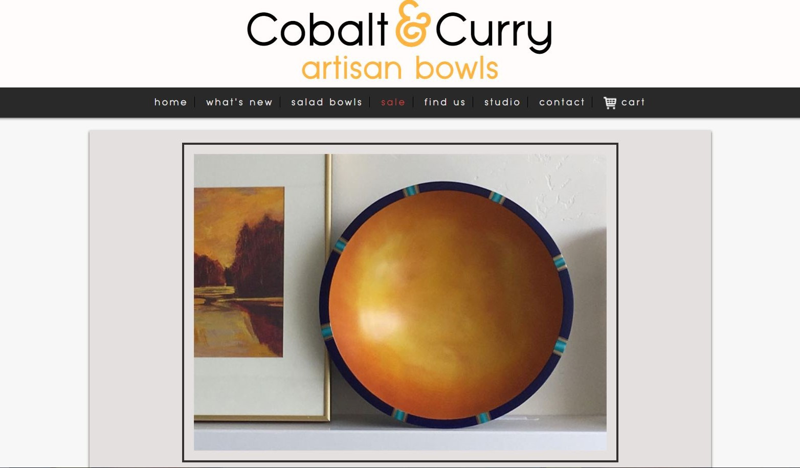 Cobalt & Curry Website Preview